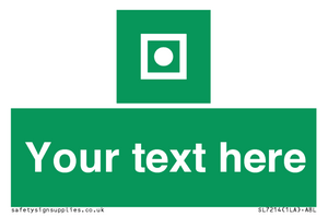 Custom sign safe condition Shipboard general alarm